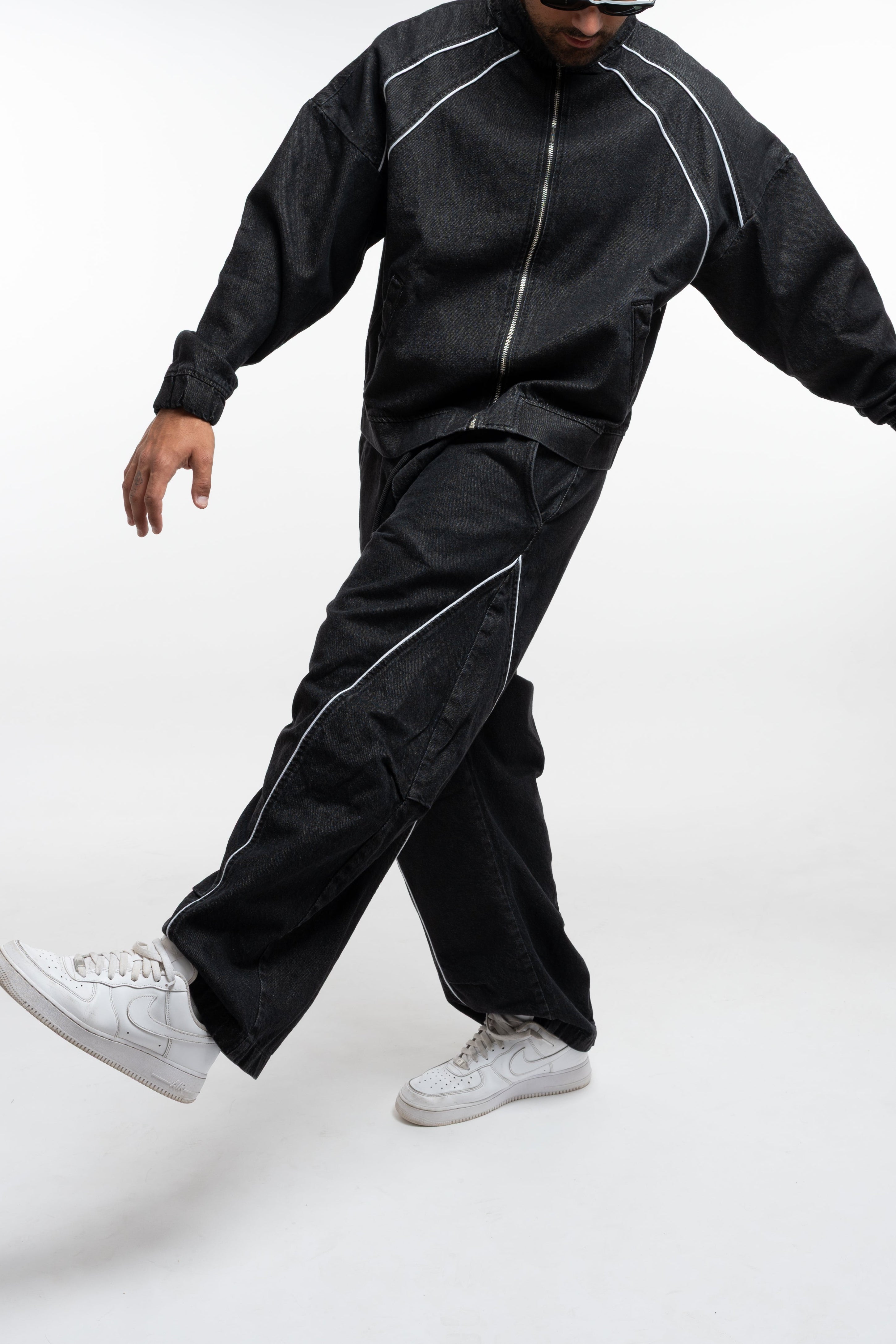 DENIM TRACK SET