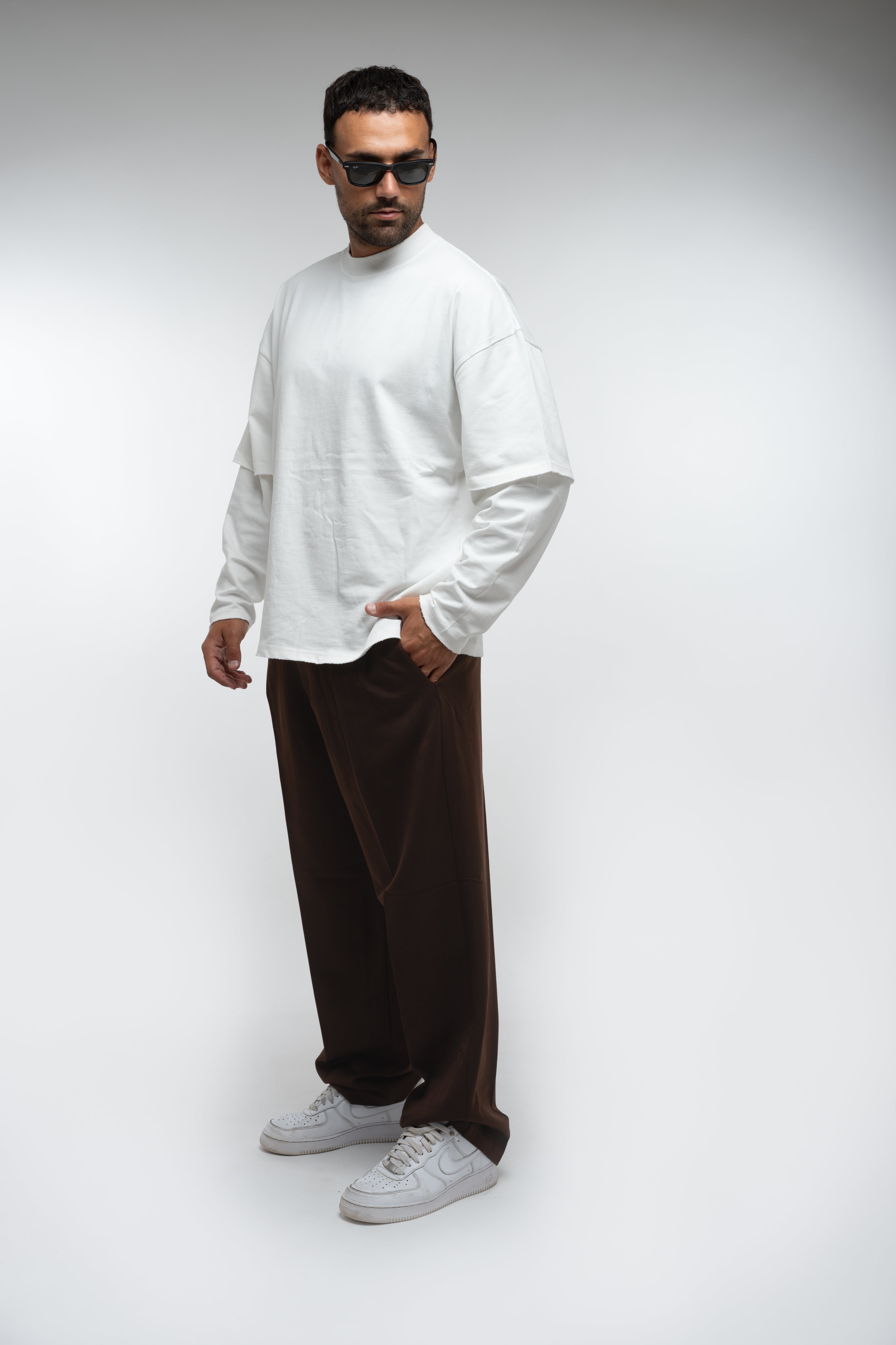 CLASSIC TRACK PANTS BROWN
