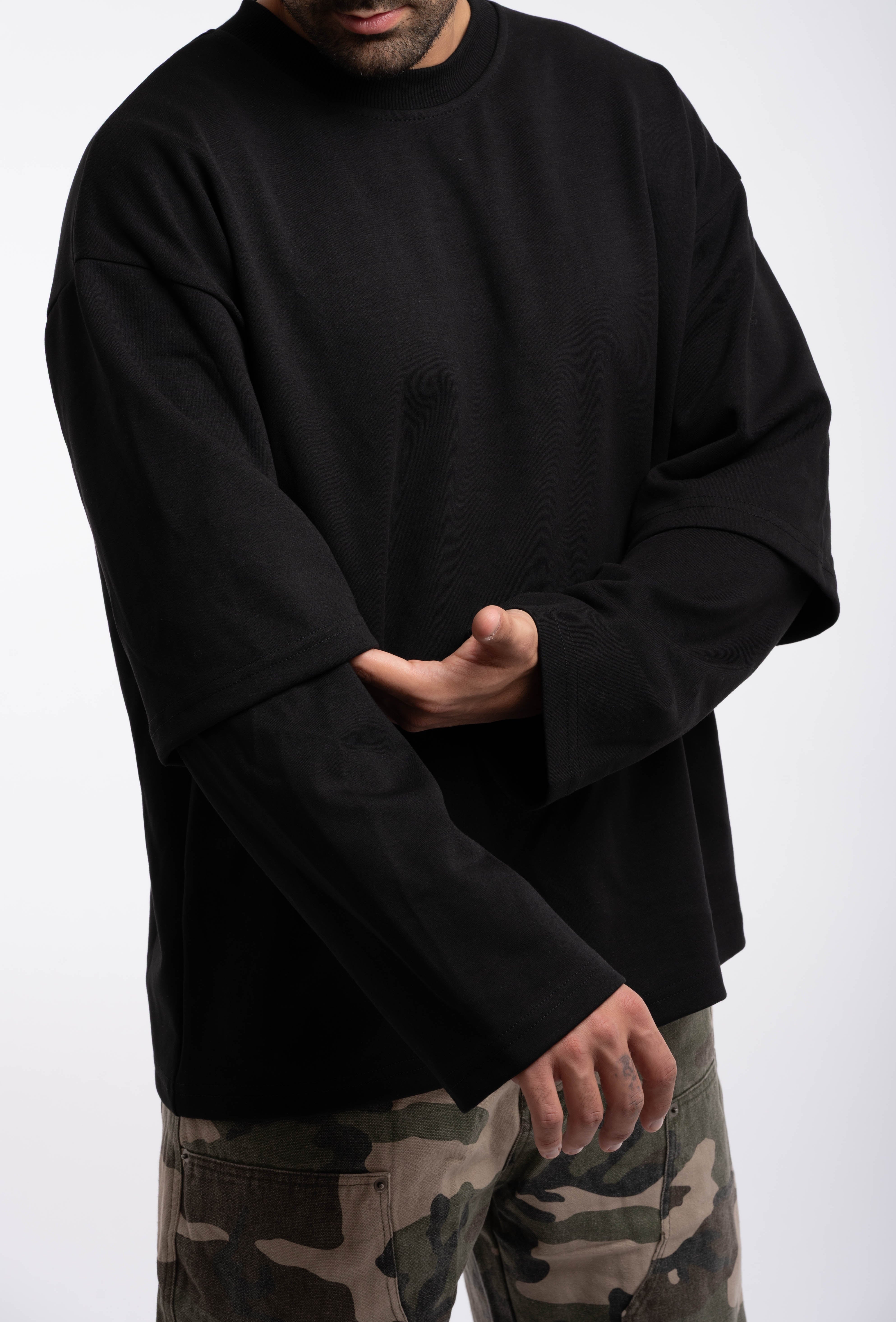 DOUBLESLEEVE PERFECT BLACK