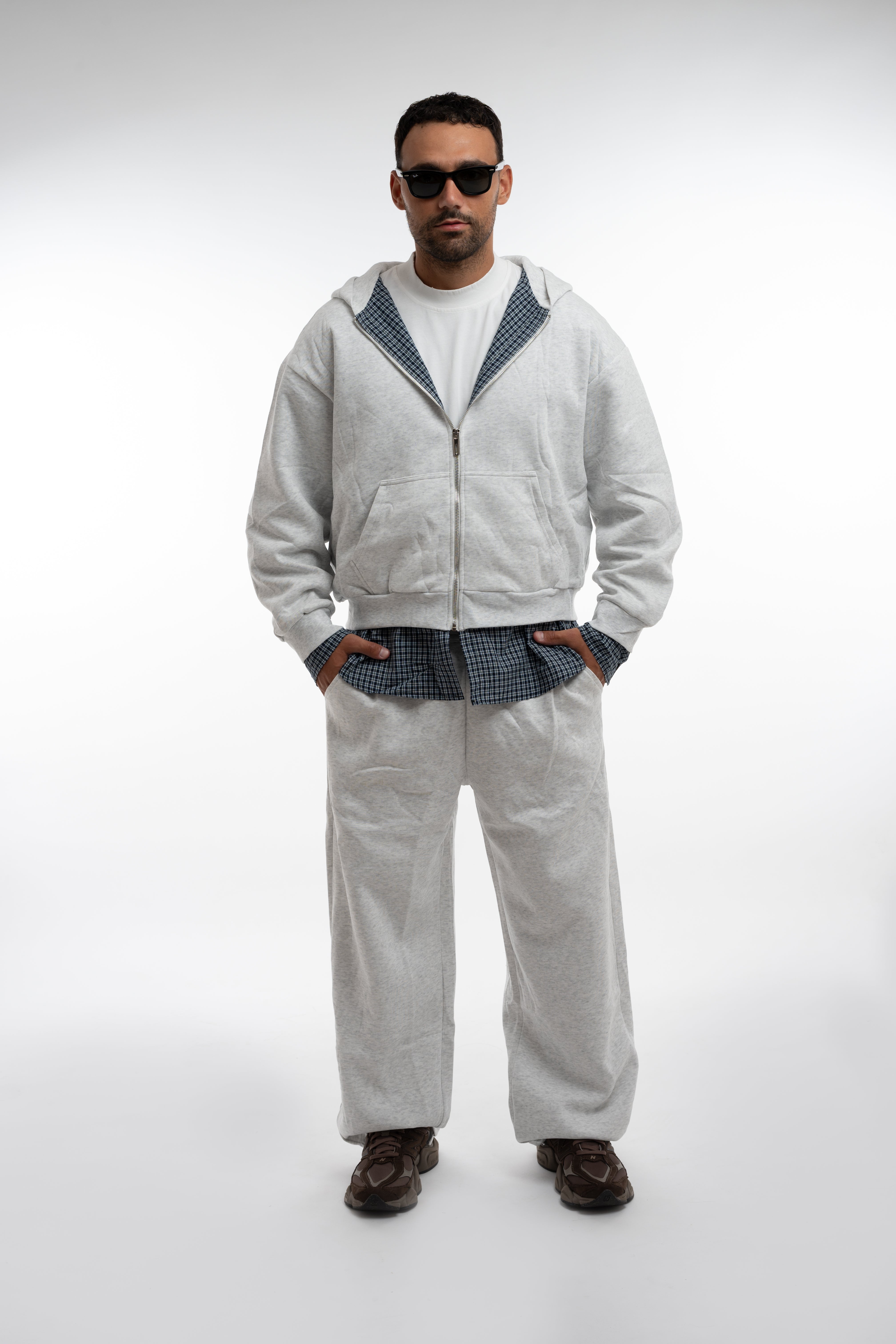 DOUBLE LAYER SET GREY