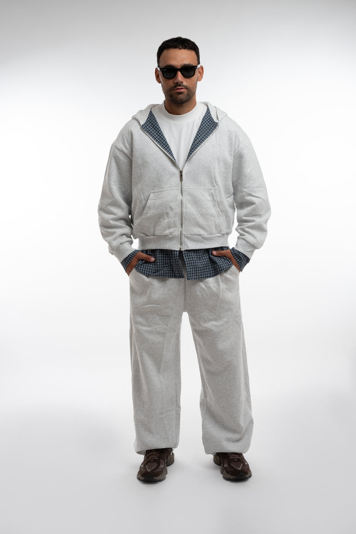 DOUBLE LAYER SET GREY