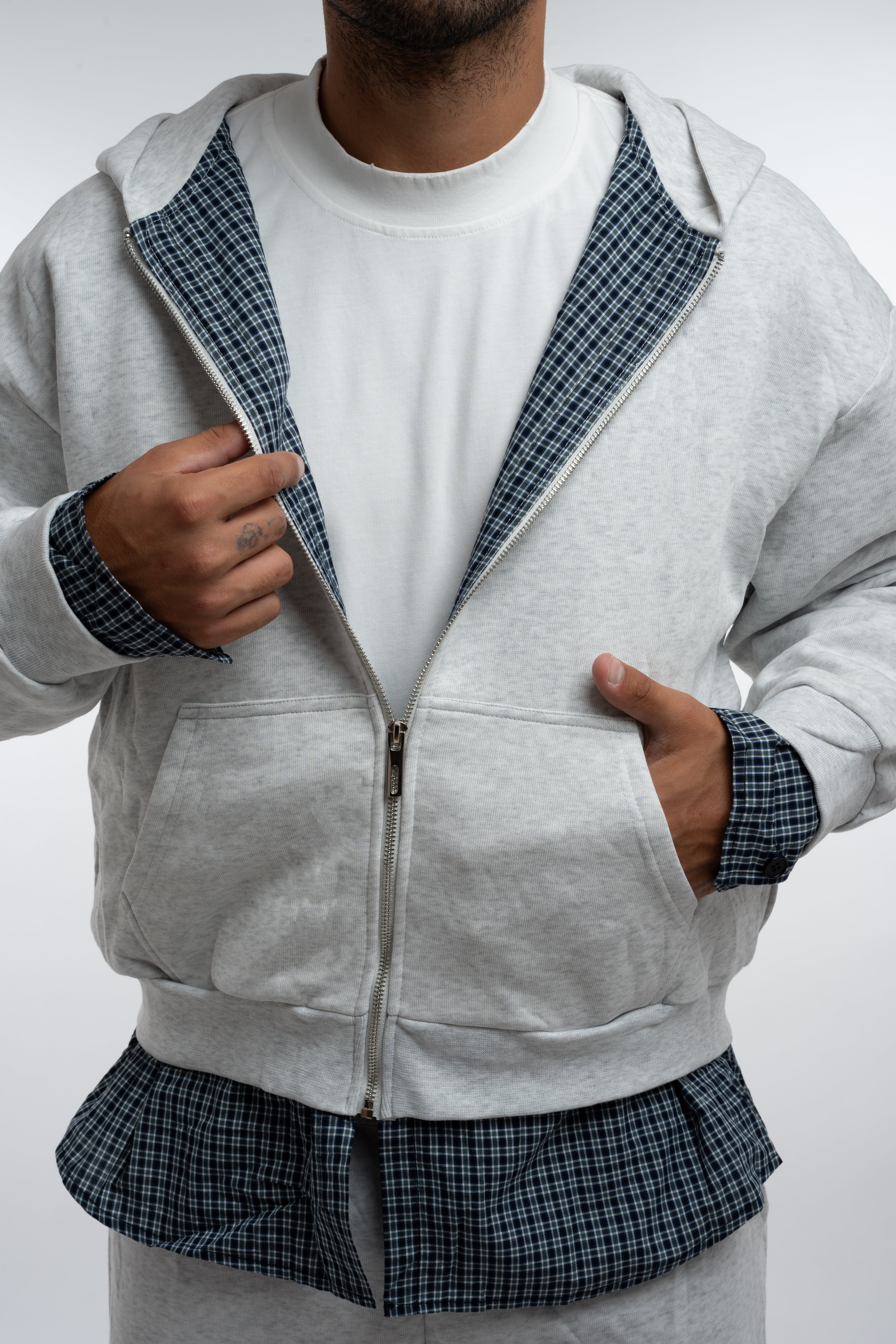 DOUBLE LAYER SET GREY