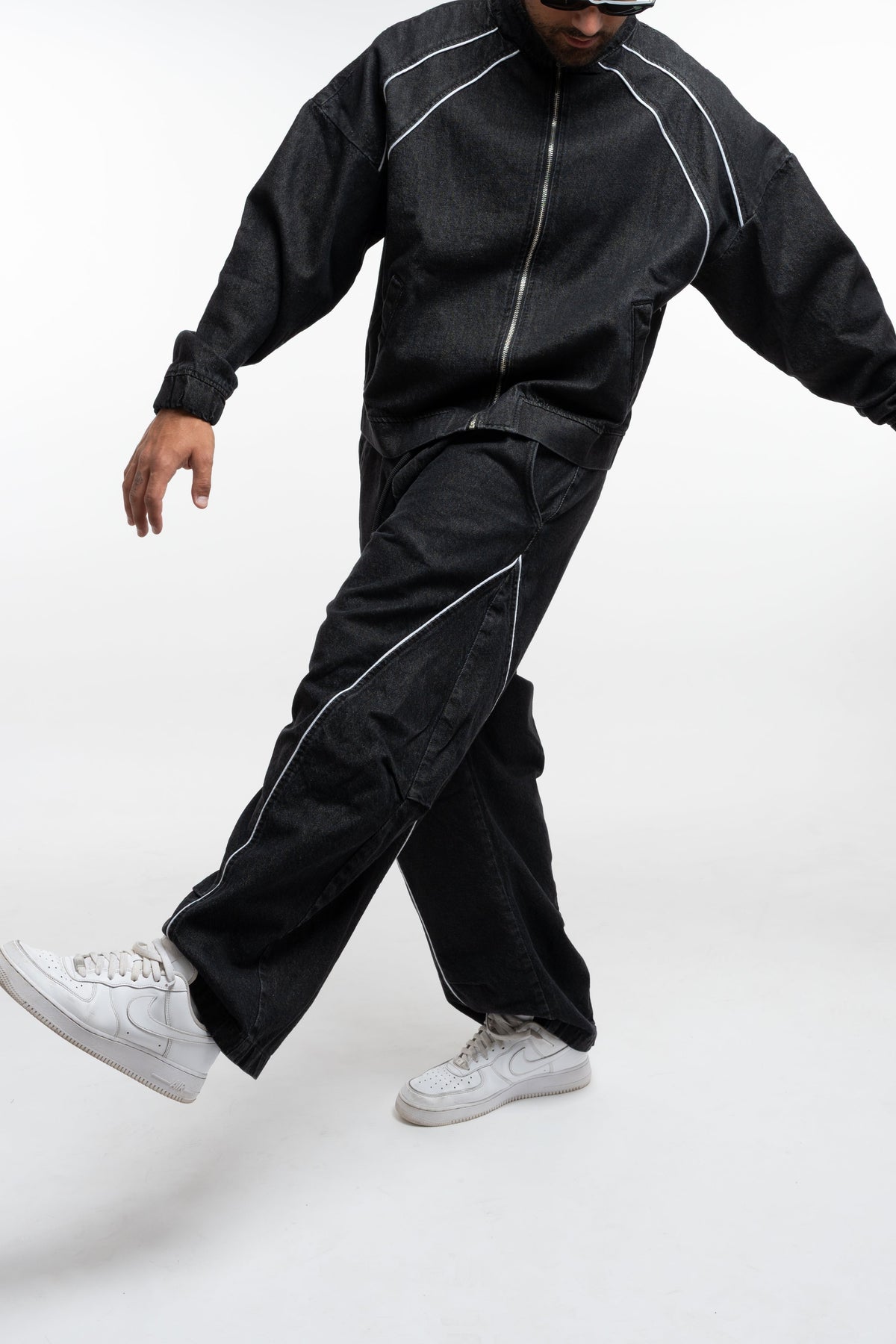 DENIM TRACK SET