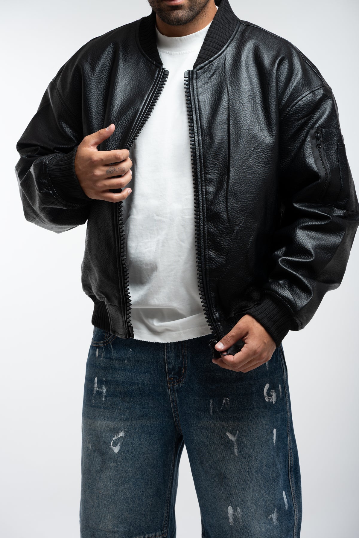 URBAN LEATHER BOMBER