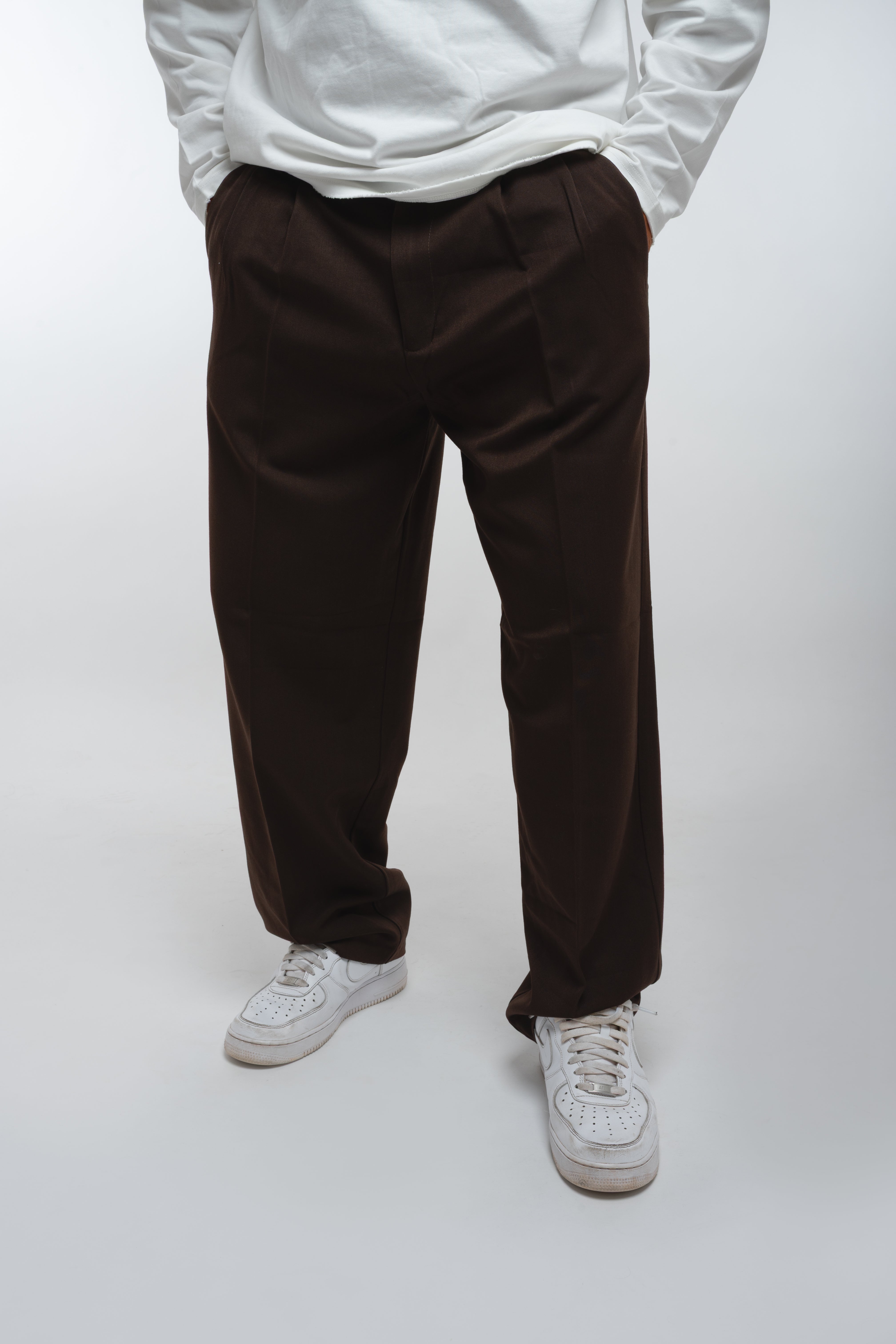 CLASSIC TRACK PANTS BROWN