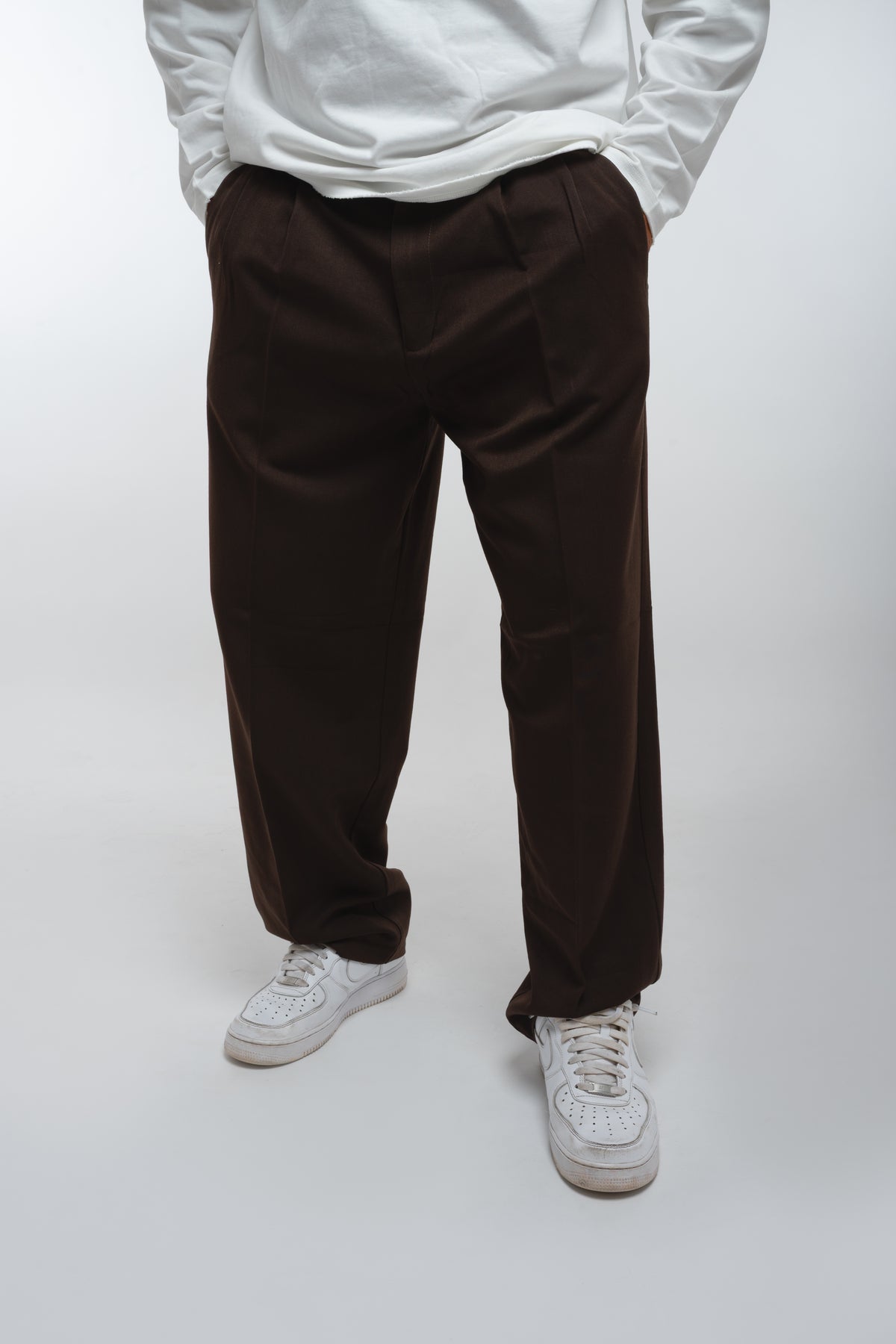 CLASSIC TRACK PANTS BROWN