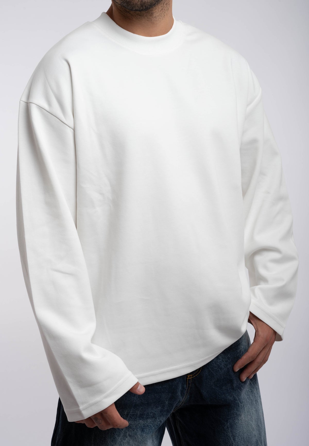 LONGSLEEVE PERFECT WHITE