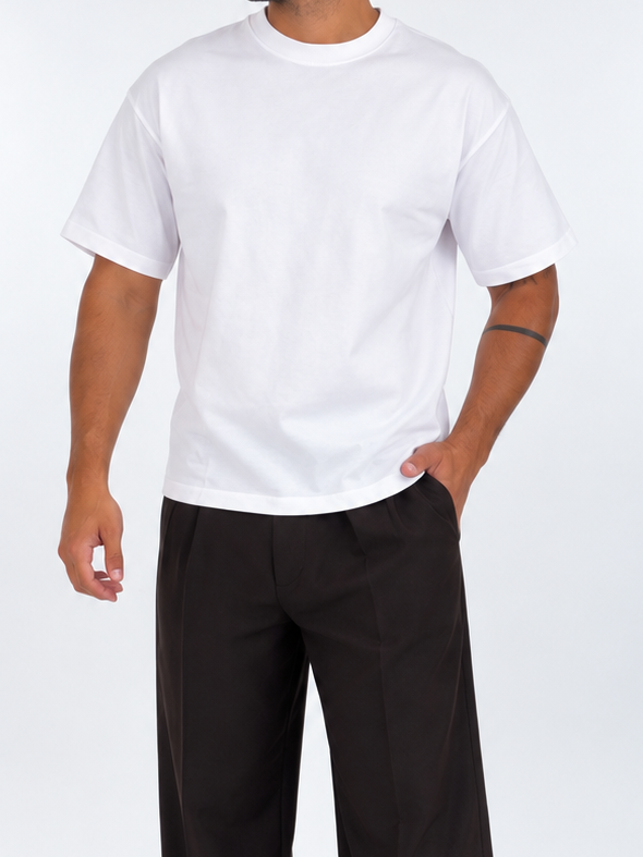 BASIC WHITE T-SHIRT