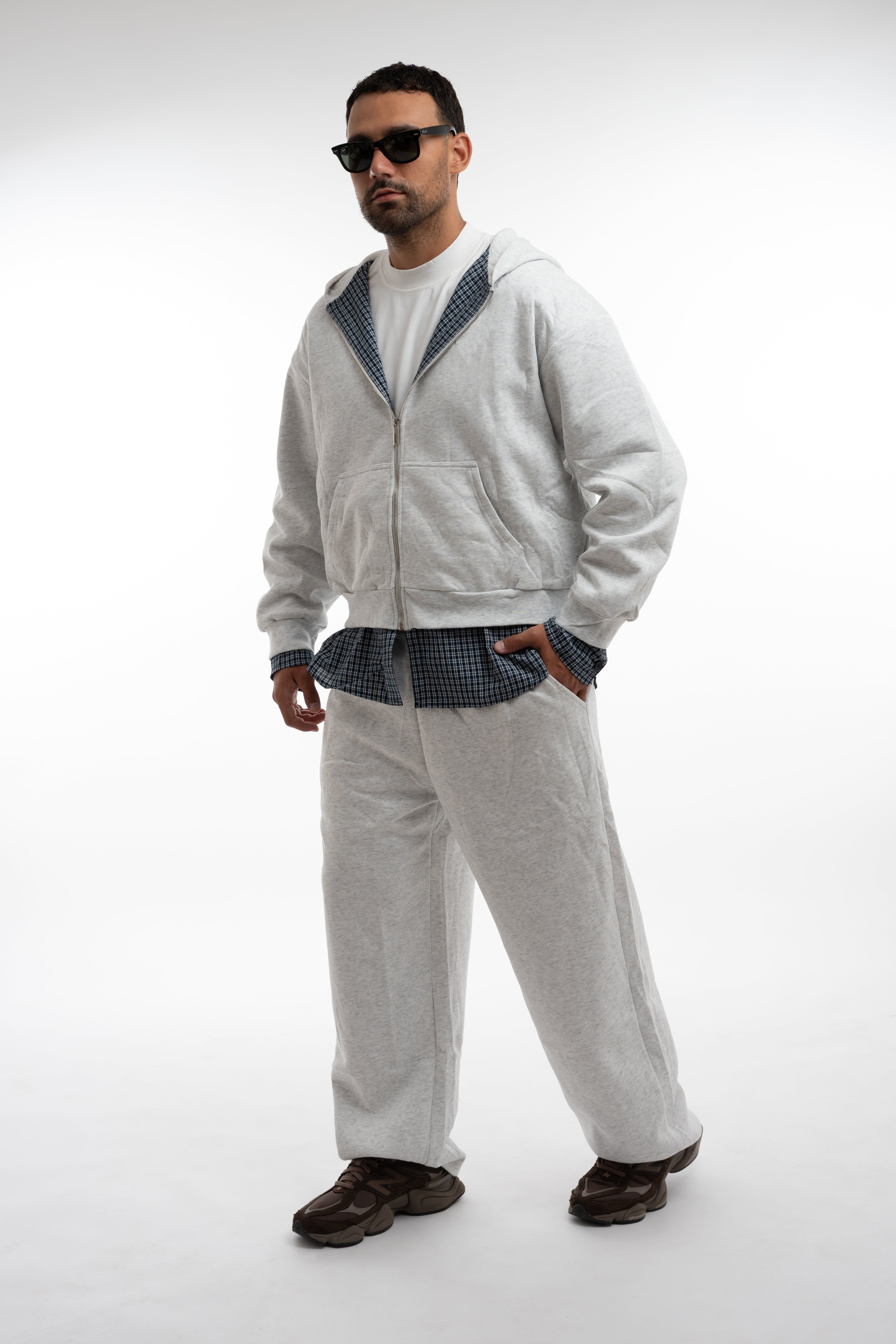 DOUBLE LAYER SET GREY