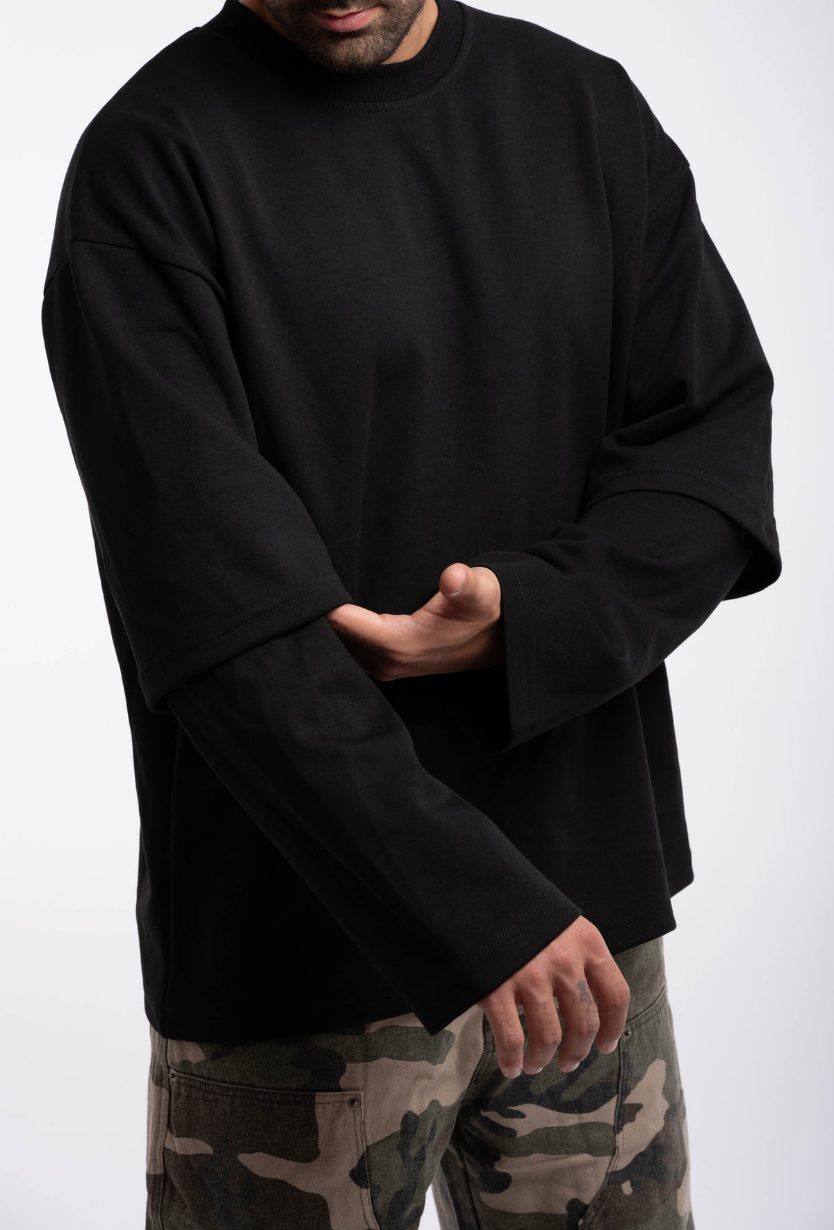 DOUBLESLEEVE PERFECT BLACK